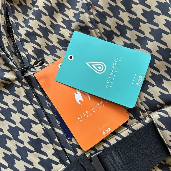 NEW Gsou Snow One Piece Ski Snowboard Faux Fur Hood Waterproof Suit Medium - Picture 6 of 11